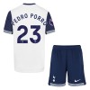 Officiële Voetbalshirt + Korte Broek Tottenham Hotspur Pedro Porro 23 Thuis 2024-25 - Kids